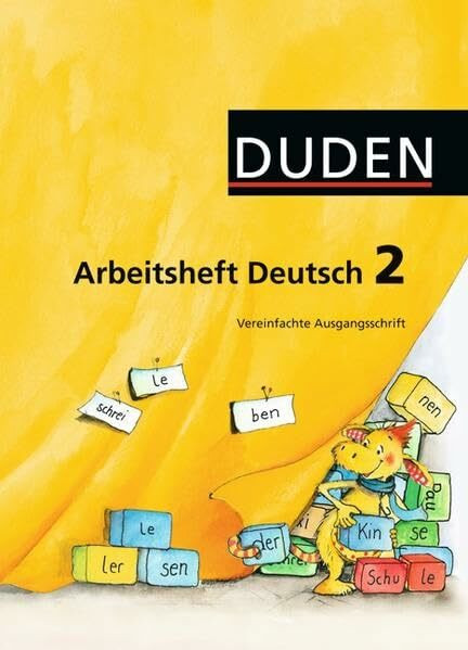 Duden Sprachbuch - Westliche Bundesländer (außer Bayern): 2. Schuljahr - Arbeitsheft Vereinfachte Ausgangsschrift: Mit Lernstandserhebungen "Spitze in Deutsch"