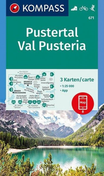 Pustertal - Val Pusteria 1:25 000