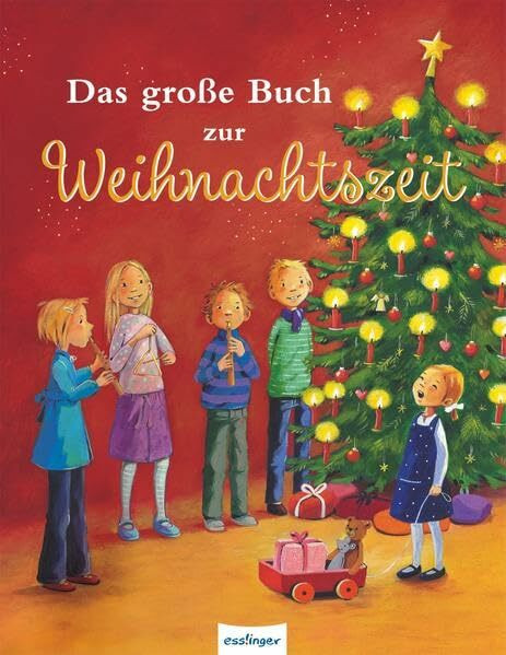 Das große Buch zur Weihnachtszeit: 24 Bastelideen, Lieder und Geschichten: Je 24 Geschichten, Lieder & Bastelideen