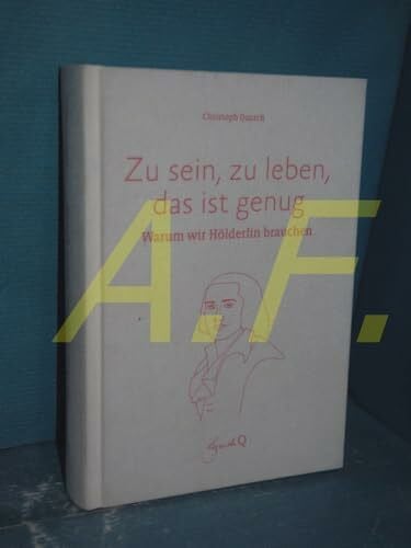 Zu sein, zu leben, das ist genug: Warum wir Hölderlin brauchen
