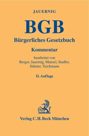 Bürgerliches Gesetzbuch: Kommentar, Rechtsstand: Dezember 2003