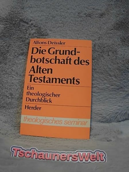 Die Grundbotschaft des Alten Testaments: Ein theologischer Durchblick (Theologisches Seminar)