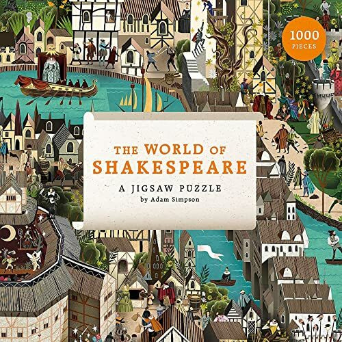 The World of Shakespeare: 1000 Piece Jigsaw Puzzle, Yellow