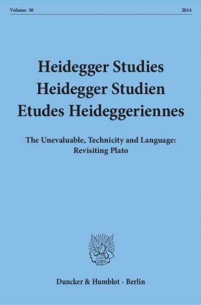Heidegger Studies / Heidegger Studien / Etudes Heideggeriennes 30