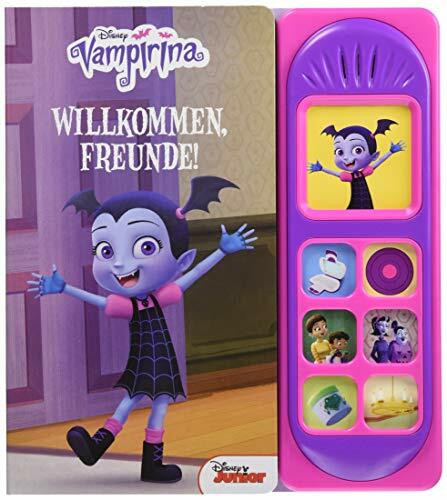 Disney Vampirina - Willkommen Freunde -Soundbuch - Pappbilderbuch mit 7 coolen Geräuschen für Kinder ab 3 Jahren