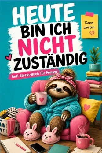 HEUTE BIN ICH NICHT ZUSTÄNDIG: Das humorvoll ehrliche Anti-Stress-Buch für Frauen mit zu vielen To-dos, Mental Load und viel zu wenig Zeit für sich