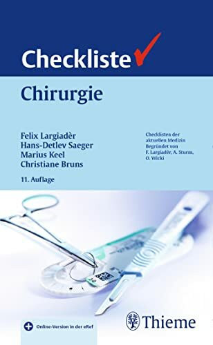 Checkliste Chirurgie: Mit Online-Version in der eRef (Checklisten Medizin)