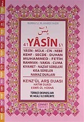 41 Yasin Fihristli-Türkçe Okunuşlu-Mealli-Orta Boy (Kod:C03)