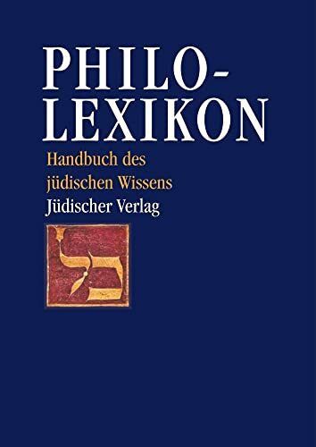 Jüdischer Verlag im Suhrkamp Verlag Philo-Lexikon, Handbuch Des J�dischen Wissens