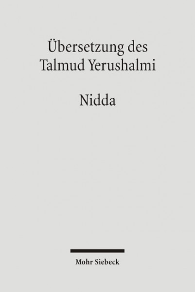 Übersetzung des Talmud Yerushalmi