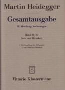 Gesamtausgabe Abt. 2 Vorlesungen Bd. 36/37. Sein und Wahrheit