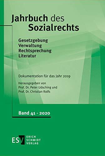 Jahrbuch des Sozialrechts. Dokumentation für das Jahr 2019