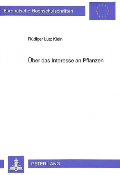 Über das Interesse an Pflanzen
