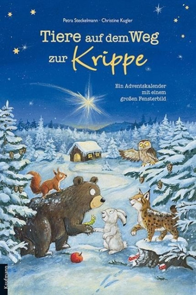 Tiere auf dem Weg zur Krippe