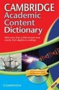 Cambridge Academic Content Dictionary Reference Book [With CDROM]