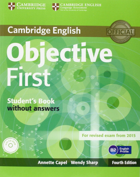 Objective First Student's Book without Answers with CD-ROM 4th Edition