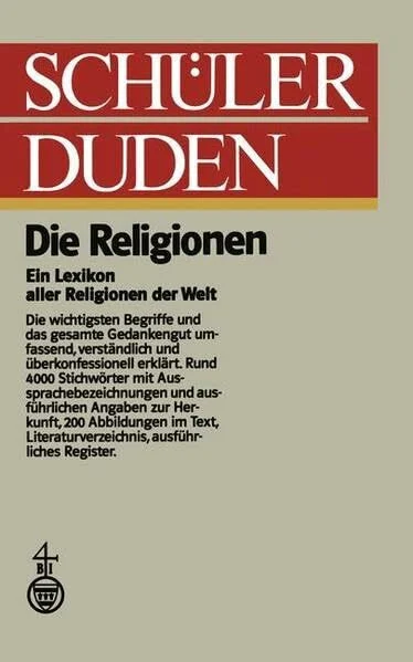 (Duden) Schülerduden, Die Religionen