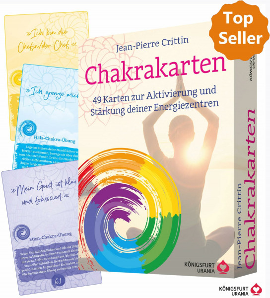 Chakrakarten: 49 Karten zur Aktivierung und Stärkung deiner Energiezentren (Chakren Buch und Chakra Karten)