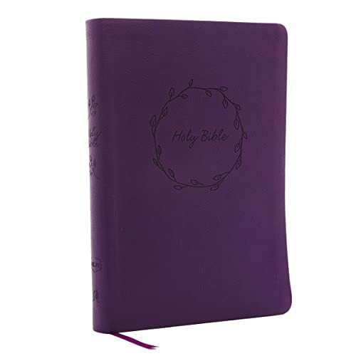 NKJV, Value Thinline Bible, Large Print, Purple Leathersoft, Red Letter, Comfort Print: Holy Bible, New King James Version