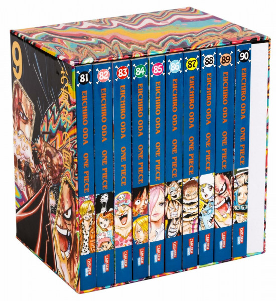 One Piece Sammelschuber 9: Whole Cake Island (inklusive Band 81-90): Der neunte Sammelschuber des weltweit beliebten Manga ONE PIECE – ein perfektes Set für Fans und Neulinge!