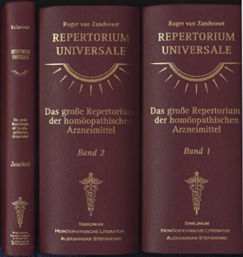 Repertorium Universale /Complete Repertory - Neue Deutsche Ausgabe: Das grosse Repertorium der homöopathischen Arzneimittel. Studienausgabe im Taschenformat