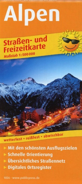 Alpen 1:500.000