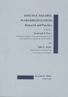 Effective Teaching in Higher Education: Research and Practice