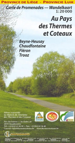 Au Pays des Thermes et Coteaux 1 : 20 000