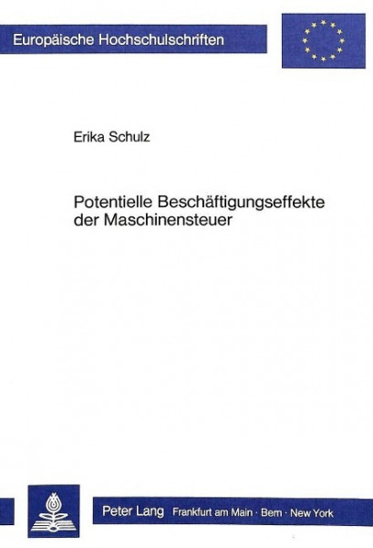 Potentielle Beschäftigungseffekte der Maschinensteuer