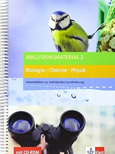 Inklusionsmaterial Biologie - Chemie - Physik / Buch mit CD-ROM 2: Arbeitsblätter zur individuellen Lernförderung (Inklusionsmaterial Biologie - ... zur individuellen Lernförderung)