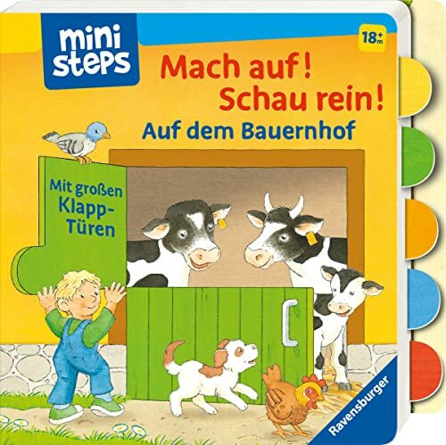 ministeps: Mach auf! Schau rein! Auf dem Bauernhof: Ab 18 Monaten (ministeps Bücher)