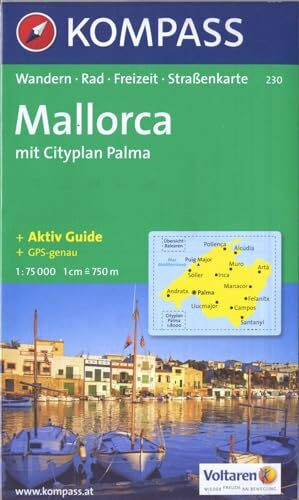 Kompass-Karten, Innsbruck Kompass Karten, Mallorca, Wander-, Rad-, Freizeit- Und Straßenkarte Mit Aktiv Guide Und Stadtp...