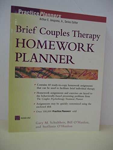 The Brief Couples Therapy Homework Planner (Practiceplanners?, Band 15)