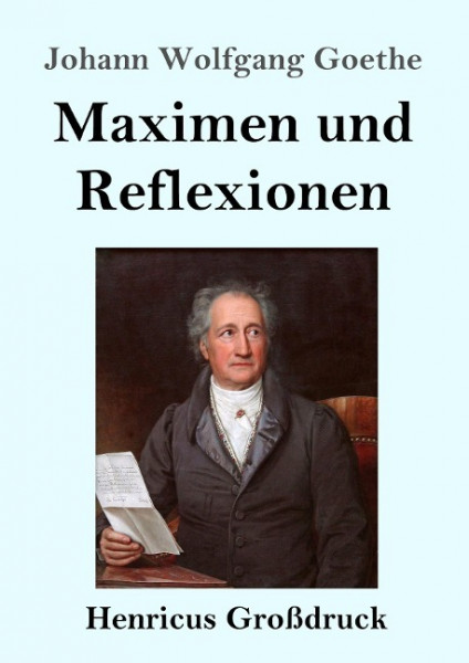 Maximen und Reflexionen (Großdruck)