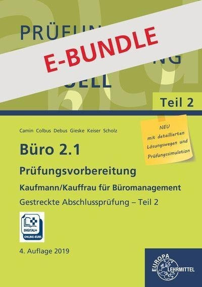 Büro 2.1, Abschlussprüfung Teil 2 und Prüfungsdoc-Kurs - Bundle