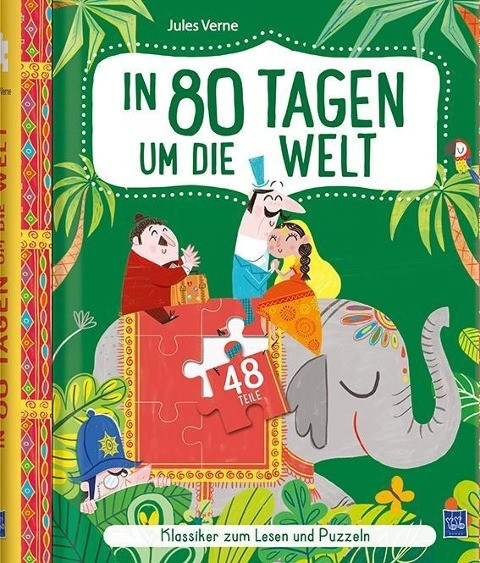 Klassiker zum Lesen und Puzzeln: In 80 Tagen um die Welt