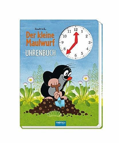 Uhrenbuch "Der kleine Maulwurf": Spielbuch Beschäftigungsbuch Lernbuch Spielbuch