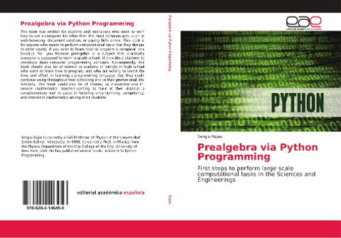 Prealgebra via Python Programming