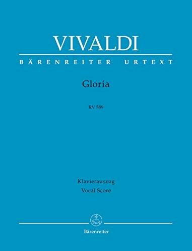 Gloria RV 589. BÄRENREITER URTEXT. Klavierauszug, Urtextausgabe