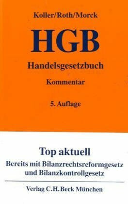 Handelsgesetzbuch (HGB), Kommentar