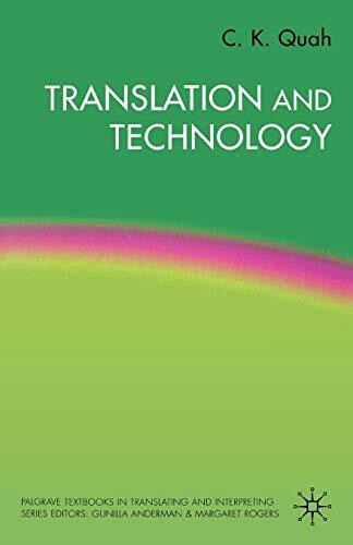 Translation and Technology (Palgrave Studies in Translating and Interpreting)