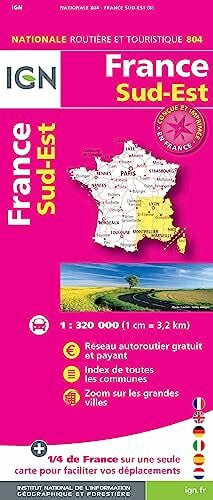 France Sud-Est 1:320 000 (Routier Nationale, Band 804)