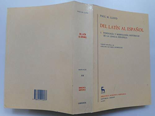 Del latin al español (VARIOS GREDOS, Band 72)