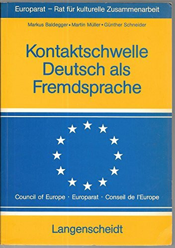 Kontaktschwelle Deutsch Als Fremdsprache