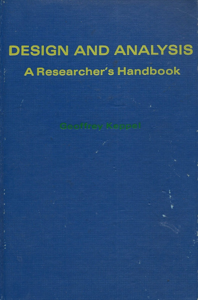 Design and Analysis: An Experimenter's Handbook