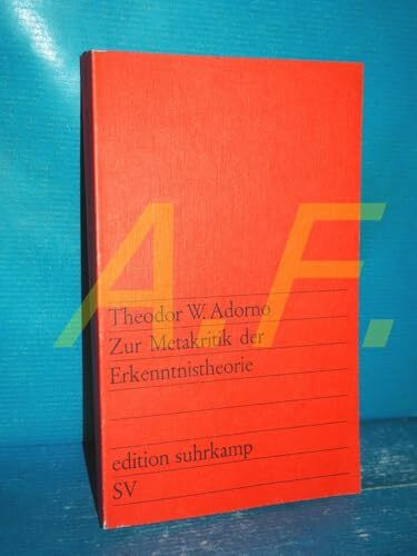 Edition Suhrkamp, Nr. 590: Zur Metakritik der Erkenntnistheorie. Studien über Husserl und die phänomenologischen Antinomen