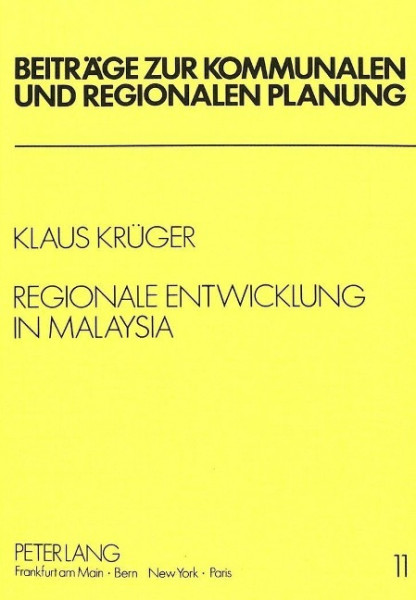 Regionale Entwicklung in Malaysia