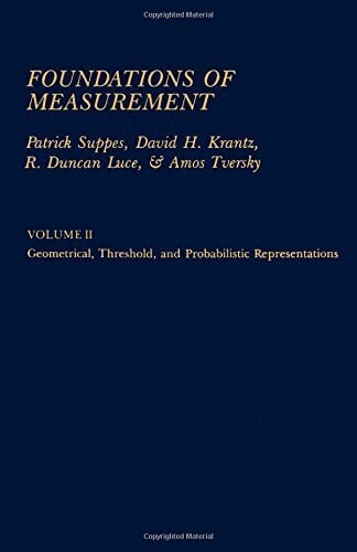 Foundations of Measurement: Volume 2