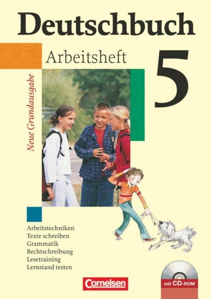 Deutschbuch - Sprach- und Lesebuch - Grundausgabe 2006 - 5. Schuljahr: Arbeitsheft mit Lösungen und Übungs-CD-ROM