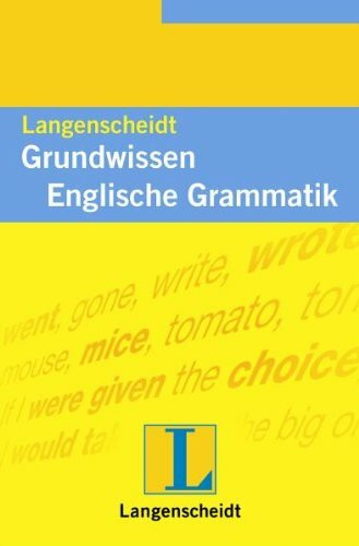 Langenscheidt Grundwissen Englische Grammatik